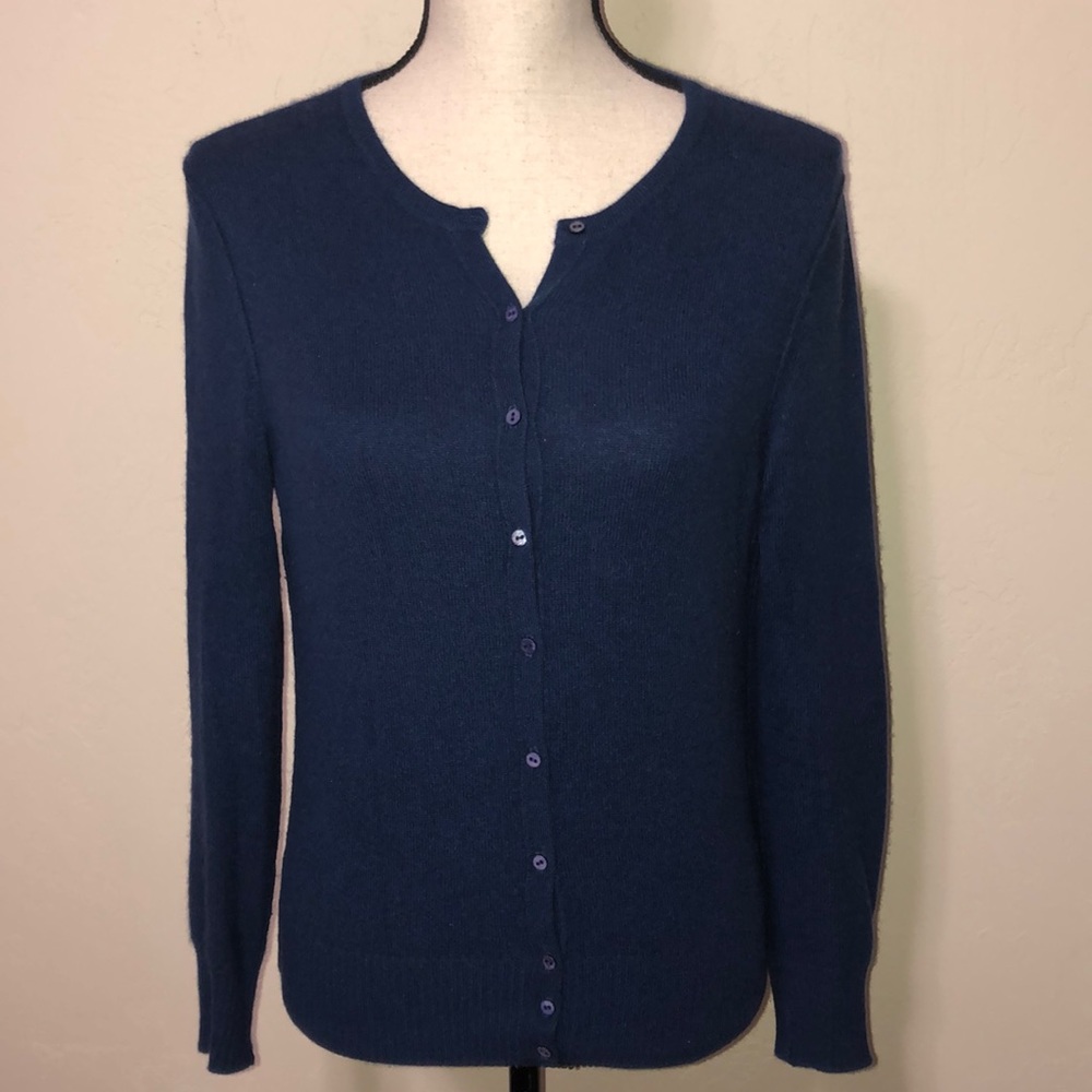 Sutton Cashmere Cardigan Sweater Size Medium